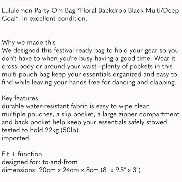 Lululemon Unique and Rare Bag - Picture 6 of 8